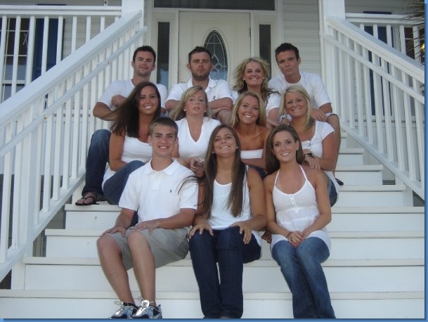 Shannon with her cousins