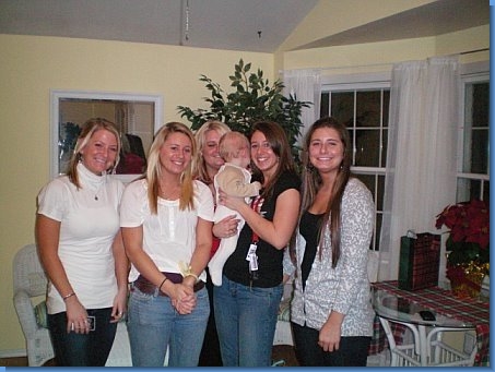 Shannon with her cousins
