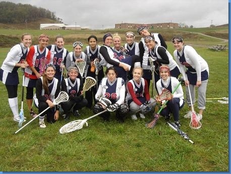 Shannon plays on the Penn State Erie Lacrosse team